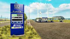New colors for the gas station v0.5 for Euro Truck Simulator 2