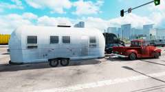 Airstream trailer in traffic for American Truck Simulator