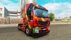 Red Effect skin for Iveco tractor unit for Euro Truck Simulator 2