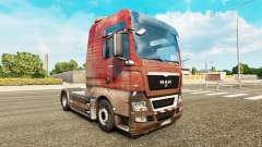 Skin Dirty on the truck MAN for Euro Truck Simulator 2