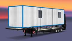 Low sweep with a cargo cabins for Euro Truck Simulator 2