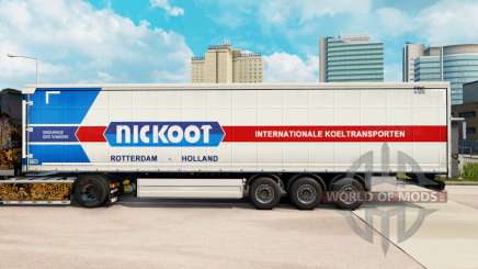 Skin Nickoot on a curtain semi-trailer for Euro Truck Simulator 2