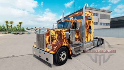 Skin Rusty on the truck Kenworth W900 for American Truck Simulator