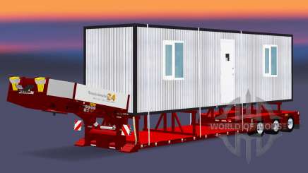 Low sweep with a cargo cabins for Euro Truck Simulator 2