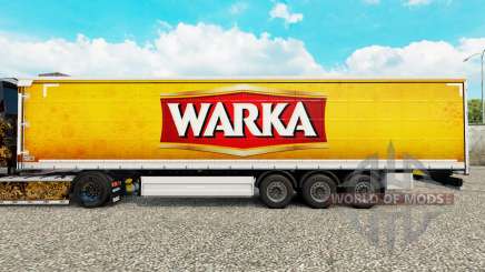 Skin Warka curtain semi-trailer for Euro Truck Simulator 2