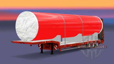 Low sweep with a cargo of steel pipe for Euro Truck Simulator 2
