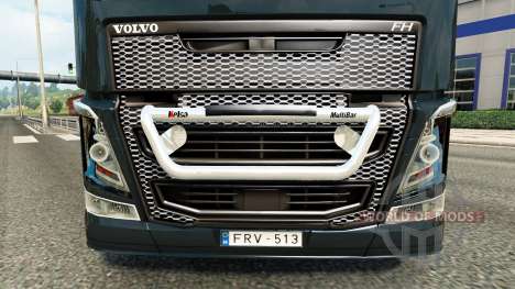 The bumper guard Kelsa on Volvo trucks for Euro Truck Simulator 2
