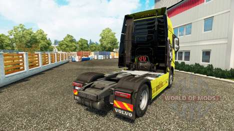 Boston Bruins skin for Volvo truck for Euro Truck Simulator 2