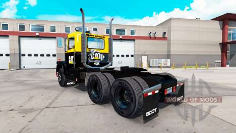 The skin of the Caterpillar tractor Scot A2HD for American Truck Simulator