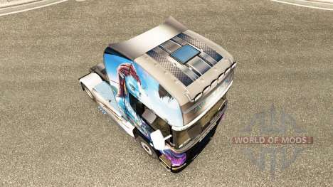 Avatar skin for Scania truck for Euro Truck Simulator 2