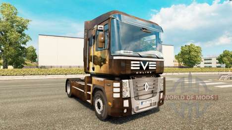 EvE skin for Renault Magnum tractor unit for Euro Truck Simulator 2
