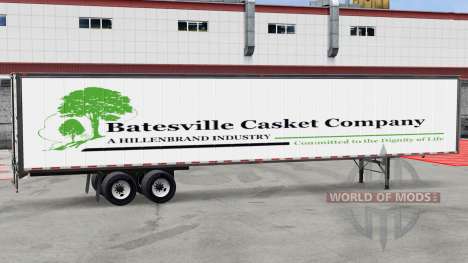 The trailer Batesville Casket v1.2 for American Truck Simulator