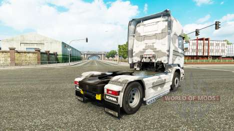 The skin Army on the tractor Scania for Euro Truck Simulator 2
