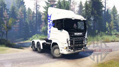 Scania R730 6x6 for Spin Tires