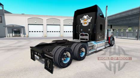 Skin Harley-Davidson on the truck Kenworth W900 for American Truck Simulator