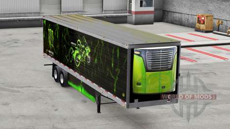 Skin Monster Energy for semi for American Truck Simulator