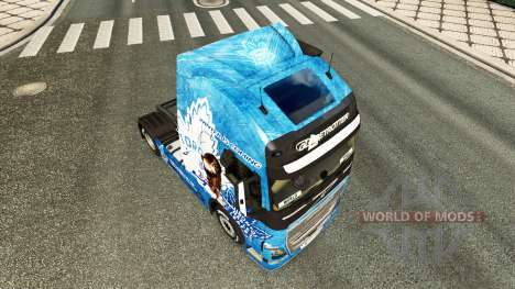 The Toronto Maple Leafs skin for Volvo truck for Euro Truck Simulator 2