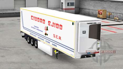 Refrigerated semi-trailer EN for American Truck Simulator