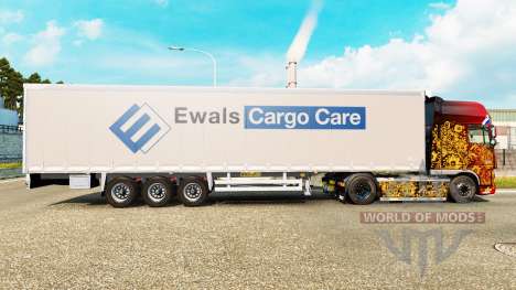 Curtain semi-trailer Wileton Poland for Euro Truck Simulator 2
