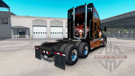 Skin Harley-Davidson truck on Kenworth T680 for American Truck Simulator