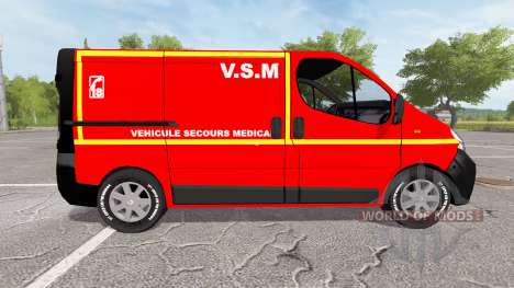 Renault Trafic secours medicale for Farming Simulator 2017