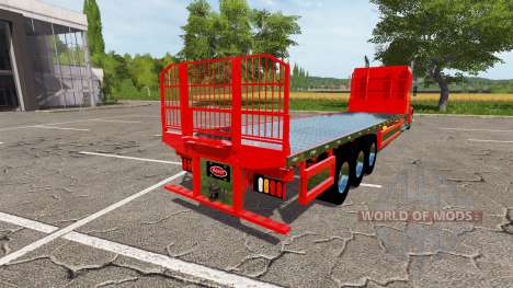 Peterbilt 388 flatbed for Farming Simulator 2017