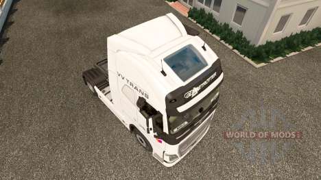 VV Trans skin for Volvo truck for Euro Truck Simulator 2
