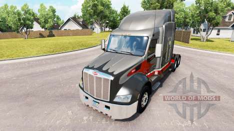 Chrome bumper for a Peterbilt 579 tractor for American Truck Simulator