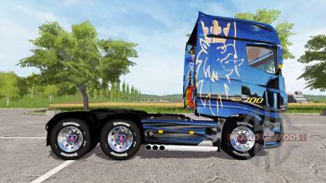Scania R700 Evo gold for Farming Simulator 2017