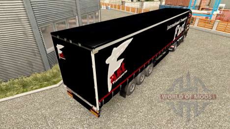 Skin Fast Internationale Transport on semi-trail for Euro Truck Simulator 2