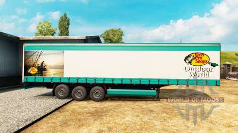 Skin Bass Pro Shops for a semi-trailer for Euro Truck Simulator 2