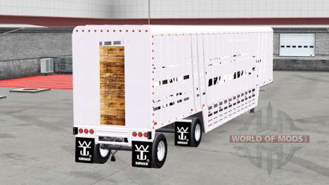 Semitrailer-cattle carrier for American Truck Simulator