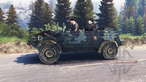 Volkswagen Typ 82 (Kubelwagen) v3.0 for Spin Tires