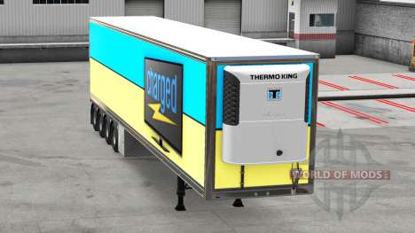 Refrigerated semi-trailer v2.0 for American Truck Simulator