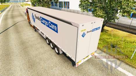 Curtain semi-trailer Wileton Poland for Euro Truck Simulator 2