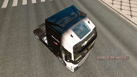 The Black and White skin for Volvo truck for Euro Truck Simulator 2