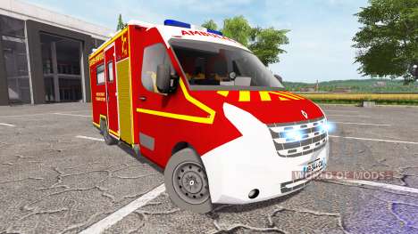 Renault Master Ambulance v2.0 for Farming Simulator 2017