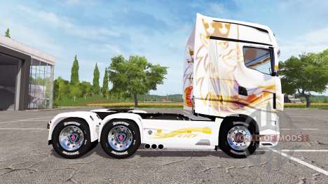 Scania R700 Evo gold blanc for Farming Simulator 2017