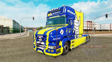 Michelin skin for truck Scania T for Euro Truck Simulator 2
