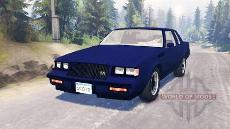 Buick GNX 1987 for Spin Tires