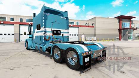 Blue Ice skin for the truck Peterbilt 389 for American Truck Simulator