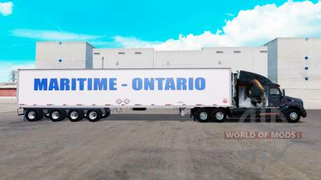 Four-axle semi-trailer for American Truck Simulator