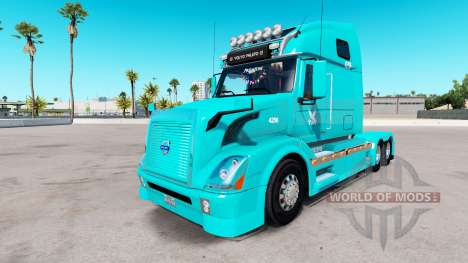 Skin TUM on the Volvo trucks VNL 670 for American Truck Simulator