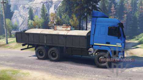 MAZ-6312 for Spin Tires