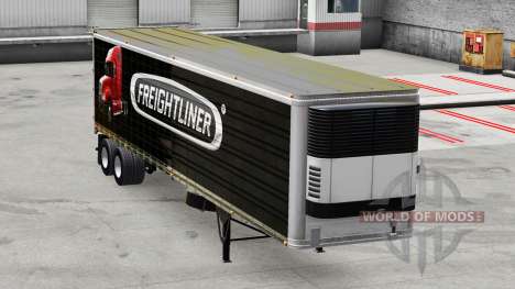 Skin Freightliner reefer semi-trailer for American Truck Simulator