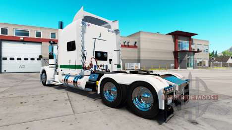 Skin Krispy Kreme for the truck Peterbilt 389 for American Truck Simulator