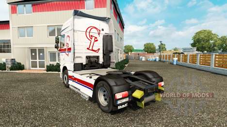 Skin Chr.Lund on tractor DAF for Euro Truck Simulator 2