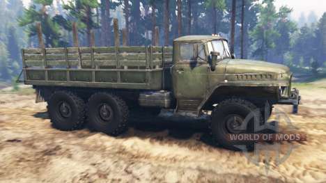 Ural-375Д for Spin Tires