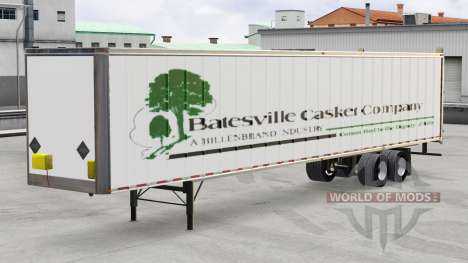 The trailer Batesville Casket v1.1 for American Truck Simulator