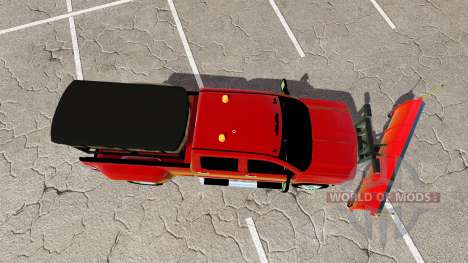 Chevrolet Silverado 3500 HD 2016 plow for Farming Simulator 2017